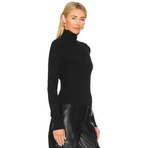 House of Harlow 1960 Peyton Turtleneck Sweater  black size L NWT  $168msrp